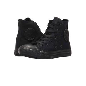 Solid Black Hi-Top Converse